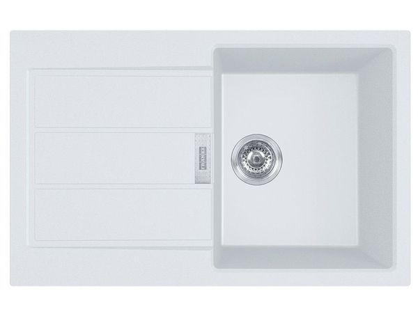 Кухонна мийка Franke S2D 611-78, накладна, оборотна, 78x50, тектонайт білий (143.0621.332) 143.0621.332 &mdash; фото в Esantehnika