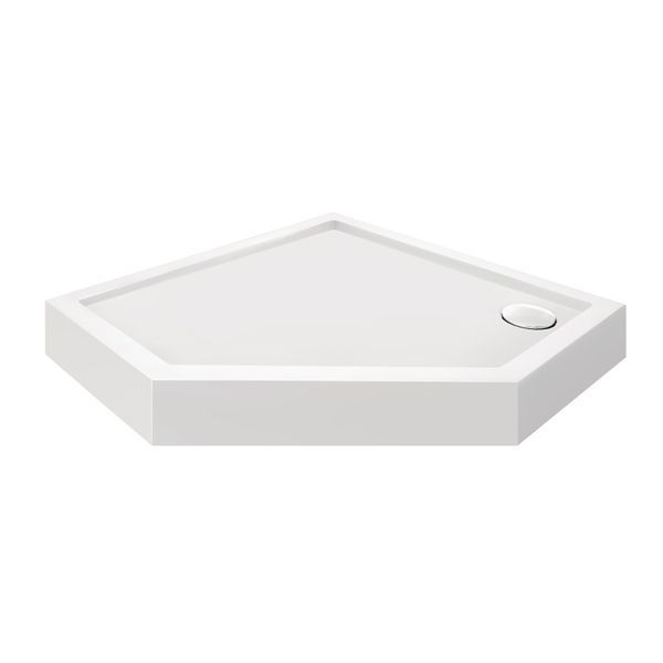 Душовий піддон Qtap Diamond 309912 90x90x12 см + сифон DIAMOND309912 &mdash; фото в Esantehnika