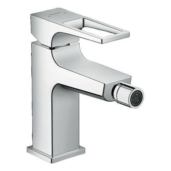 Змішувач для біде Hansgrohe Metropol (колір - хром), з донним клапаном Push-Open 74520000 74520000 &mdash; фото в Esantehnika