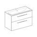 Тумба с раковиной Geberit Selnova Square slim rim 100 см, орех тёмный 501.246.00.1 501.246.00.1 &mdash; фото в Esantehnika