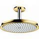Верхний душ с тропическим душем Hansgrohe Raindance Classic AIR хром/золото 27405090 27405090 &mdash; фото в Esantehnika
