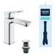 Комплект змішувача для ванни GROHE QuickFix Dice BF101872VC та змішувача для раковини Dice M-Size 1018330000, хром (SET-BF101872VC-1018330000) SET-BF101872VC-1018330000 &mdash; фото в Esantehnika