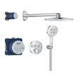 Душова система прихованого монтажу Grohe Grohtherm SmartControl зRainshower SmartActive 310 хром 34863000