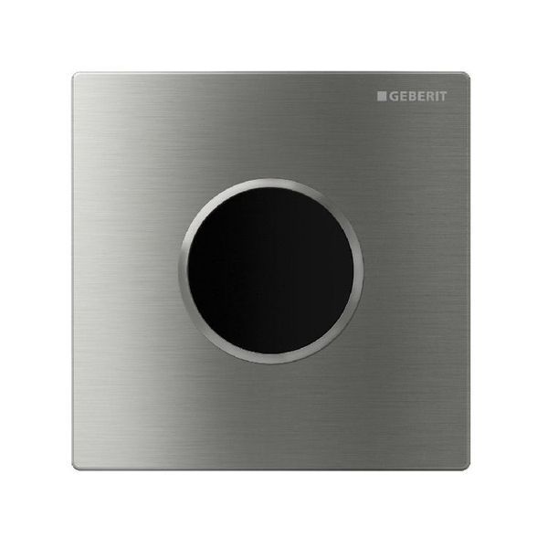 Клавіша змиву Geberit Sigma 10 (панель та клавіші - нерж сталь матова, декоративне кільце - нерж сталь полірована) 116.025.SN.1 116.025.SN.1 &mdash; фото в Esantehnika