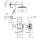 Душова система Grohe Grohtherm Tempesta 250 Cube (34871000) 34871000 &mdash; фото в Esantehnika