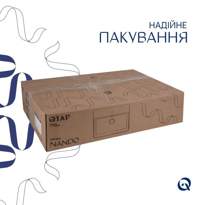 Раковина Qtap Nando LT 610х420х140 White QT12116146W QT12116146W &mdash; фото в Esantehnika