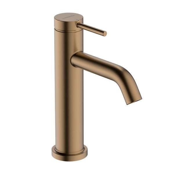 Змішувач для раковини 110 CoolStart Hansgrohe Tecturis S (колір - матова бронза), з донним клапаном 73314140 73314140 &mdash; фото в Esantehnika