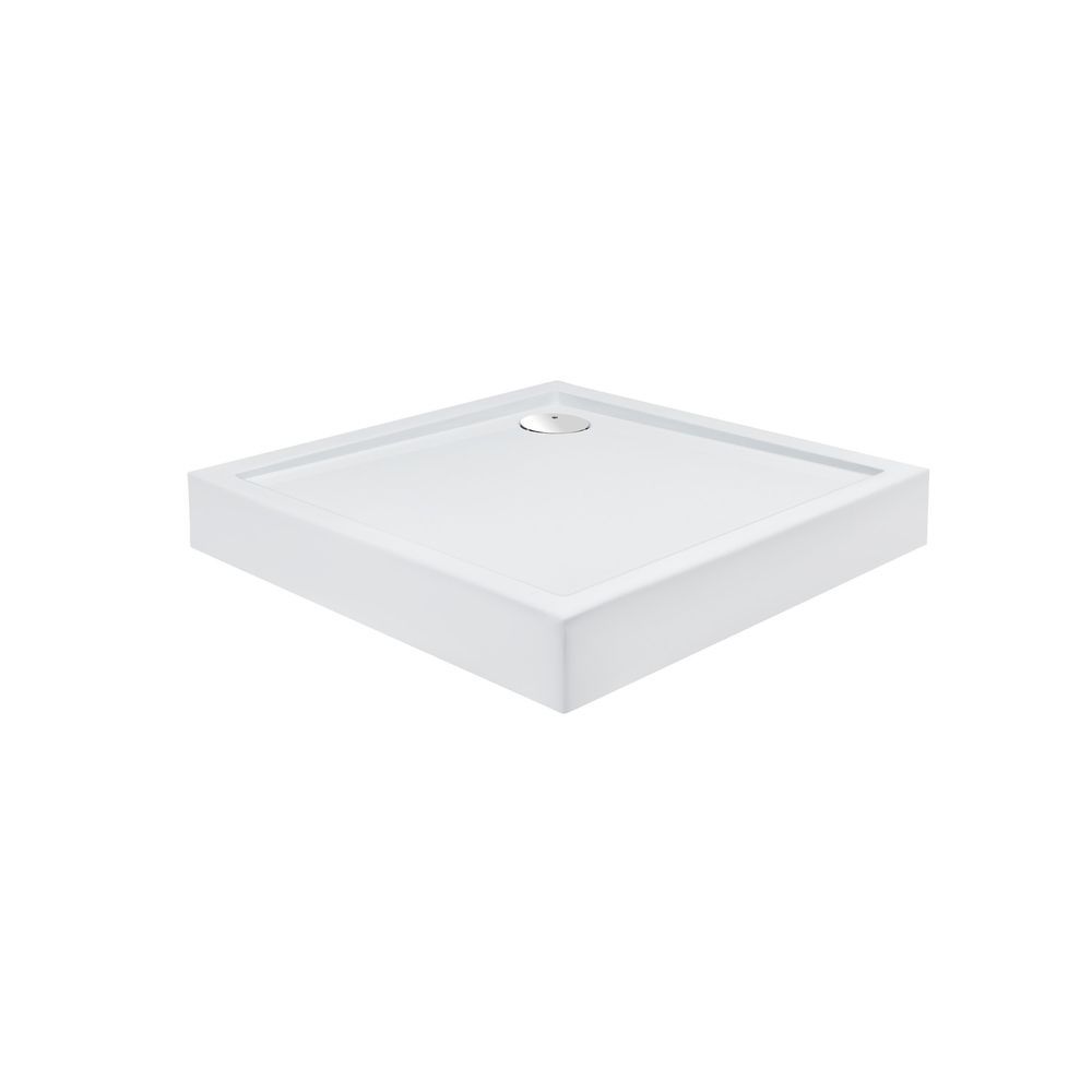 Душевой поддон Qtap Tern 308812C 80x80x12 см + сифон TERN308812C &mdash; фото в Esantehnika