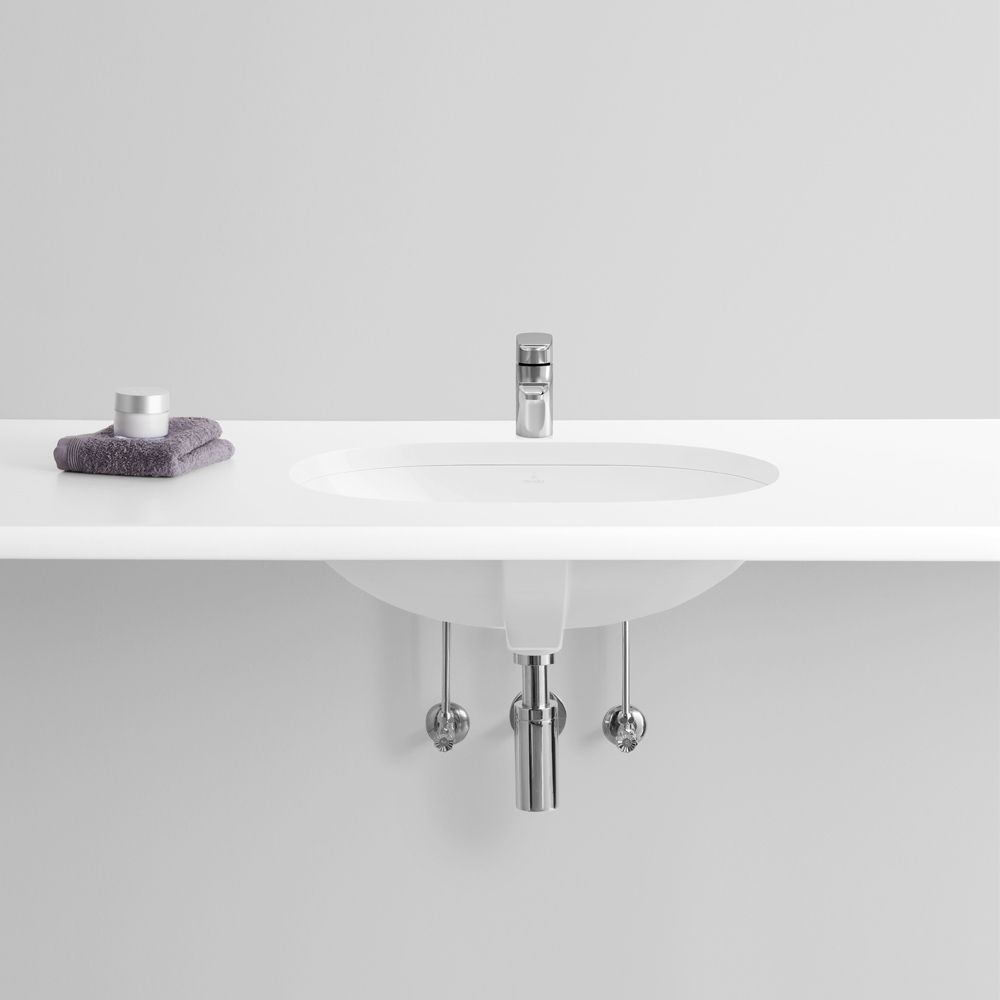 Раковина вбудована під стільницю Villeroy & Boch O.Novo 53 х 32 см, білий альпійський 41625001 41625001 &mdash; фото в Esantehnika