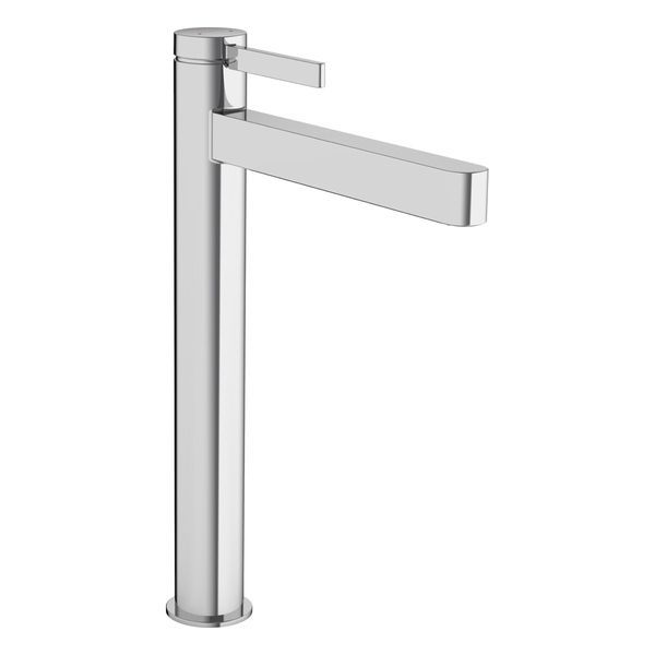 Змішувач для раковини високий Hansgrohe Finoris (колір - хром), з донним клапаном Push Open 76070000 76070000 &mdash; фото в Esantehnika