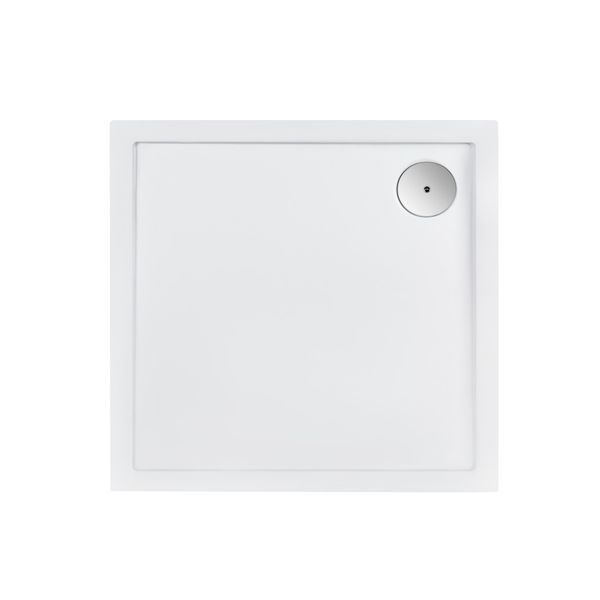Душовий піддон Qtap Tern 308812C 80x80x12 см + сифон TERN308812C &mdash; фото в Esantehnika