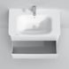 Тумба с раковиной AM PM Like 80 см белый глянец M80-FHX0802-WC0802-38 M80-FHX0802-WC0802-38 &mdash; фото в Esantehnika