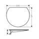 Полка 20 x 16,9 см Hansgrohe WallStoris, чёрный матовый 27915670 27915670 &mdash; фото в Esantehnika