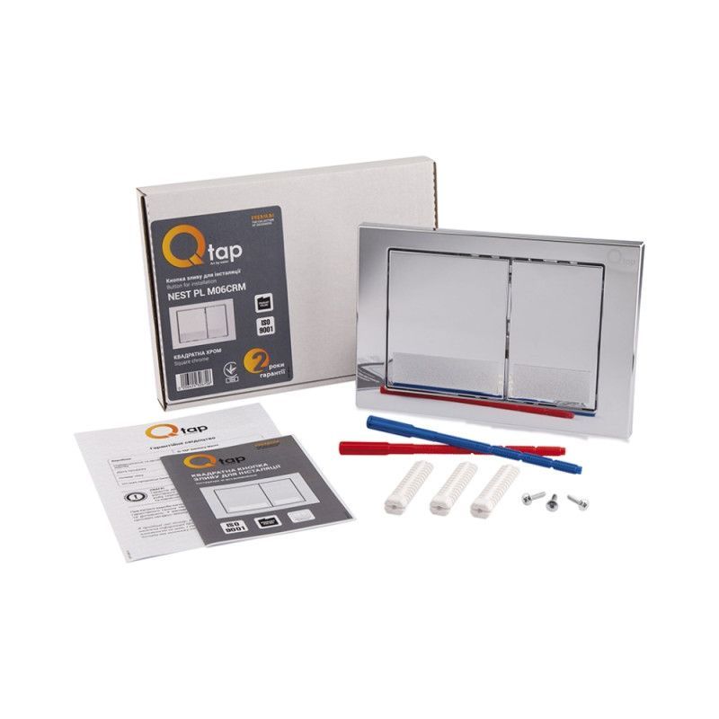Панель змиву для унітазу Q-Tap Nest QT0111M06028CRM QT0111M06028CRM &mdash; фото в Esantehnika