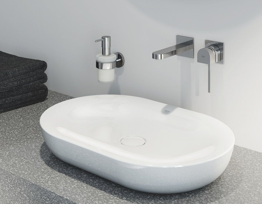 Змішувач для раковини настінний Grohe Plus M-Size 29303003 29303003 &mdash; фото в Esantehnika