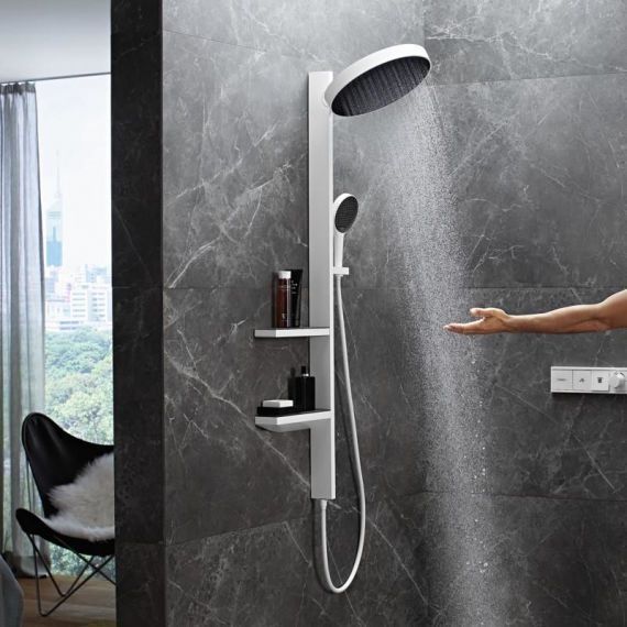 Душова система Hansgrohe Rainfinity Showerpipe 360 ​​1jet Chrome 26842000 26842000 &mdash; фото в Esantehnika