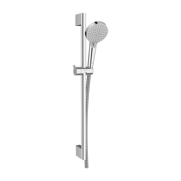 Душевой гарнитур со штангой Crometta 65 см Hansgrohe Vernis Blend (цвет - хром) 26275000 26275000 &mdash; фото в Esantehnika
