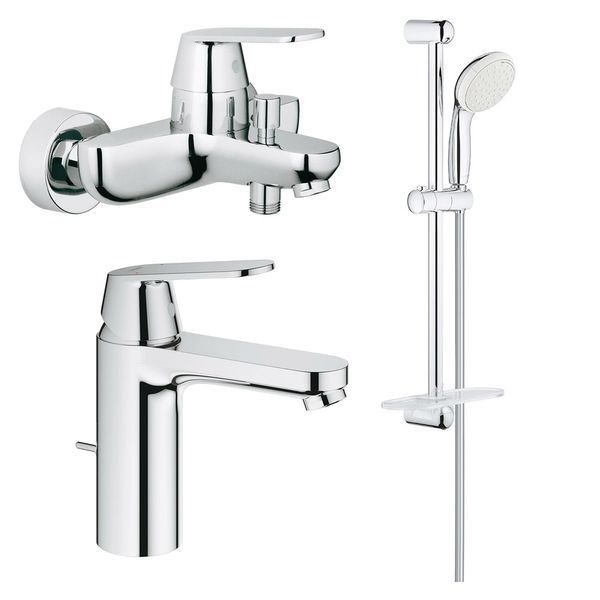 Набор смесителей для ванной M-size Grohe Eurosmart Cosmopolitan 126112M 126112M &mdash; фото в Esantehnika