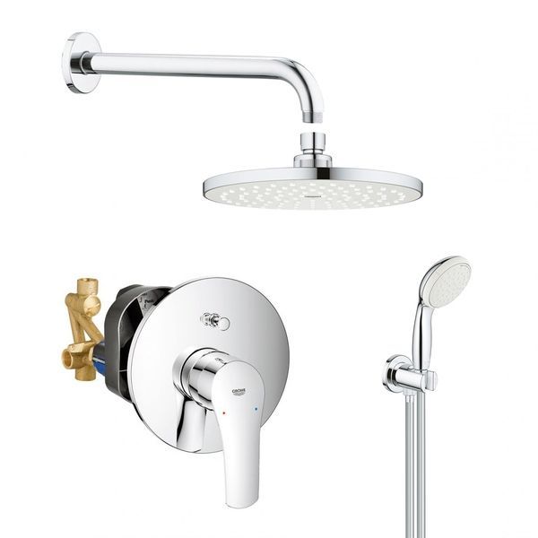 Набор для ванны/душа Grohe ESM bath concealed bundle, хром (UA25183004) UA25183004 &mdash; фото в Esantehnika