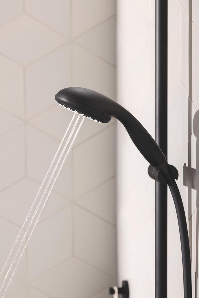 Набор смесителей Grohe Start QuickFix 4 в 1 черный матовый UA303301MK UA303301MK &mdash; фото в Esantehnika