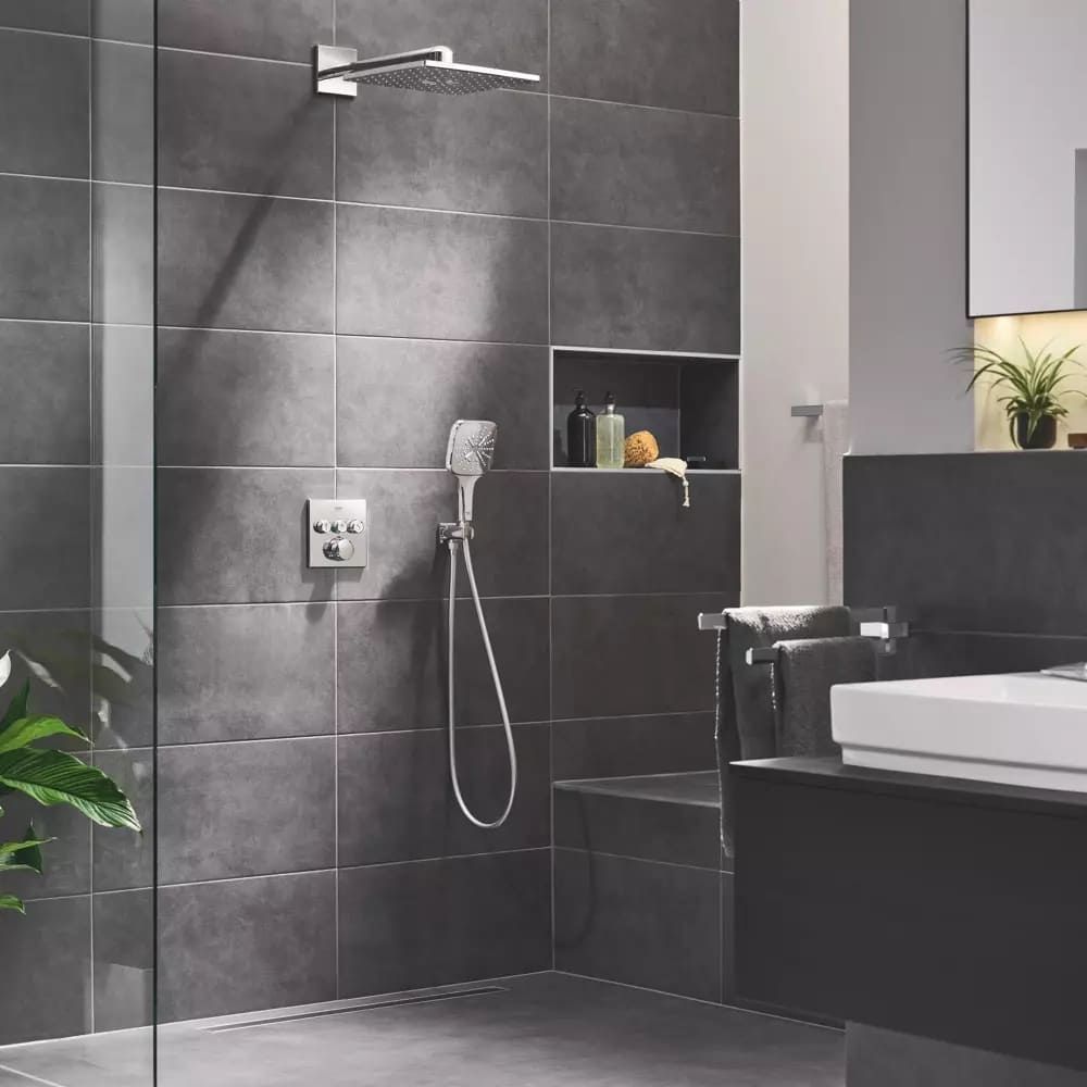 Душова система Grohe Grohtherm SmartControl Rainshower 310 Cube (34864000) 34864000 &mdash; фото в Esantehnika