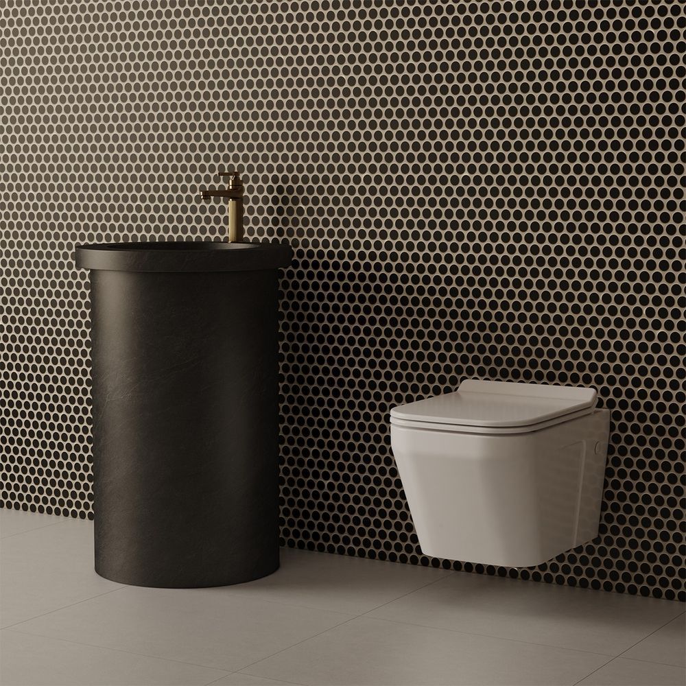 Унитаз подвесной Clean Pro (безободковый) Devit Up с сиденьем Quick Fix, Soft Close 3020120 3020120 &mdash; фото в Esantehnika