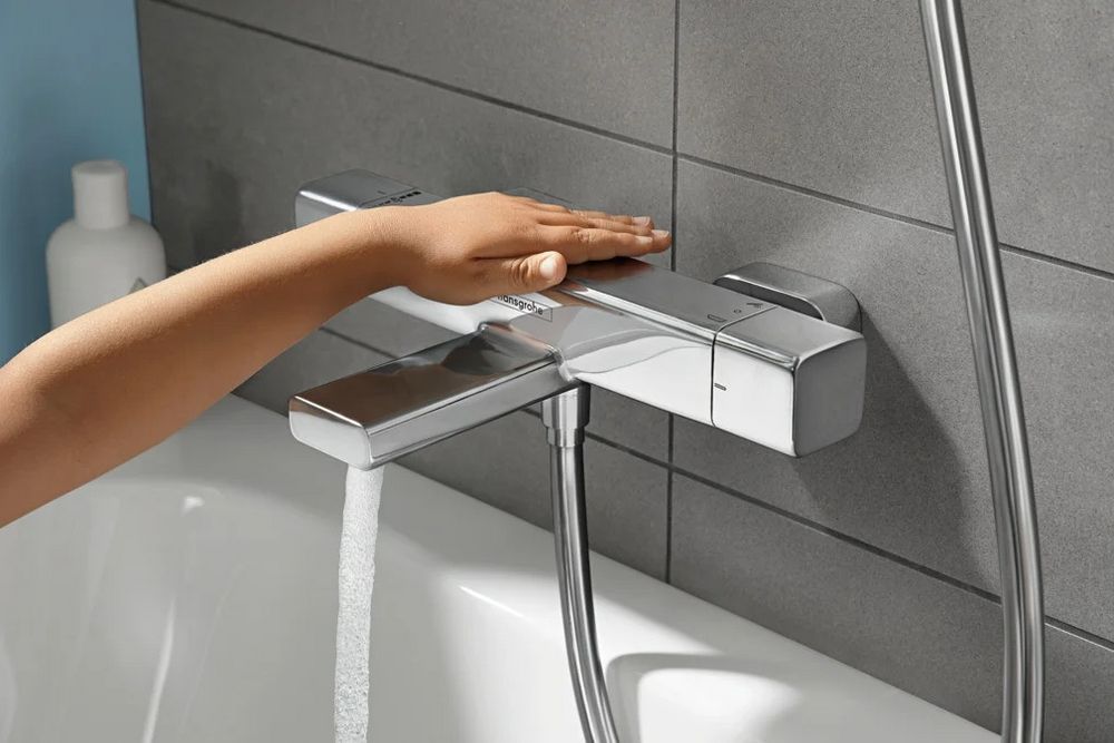 Термостат для ванни Hansgrohe Ecostat E (колір - хром) 15774000 15774000 &mdash; фото в Esantehnika