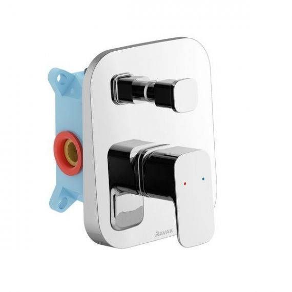 Смеситель для душа Ravak 10&deg; Free TD F 065.00 с переключателем для R-BOX X070136 X070136 &mdash; фото в Esantehnika