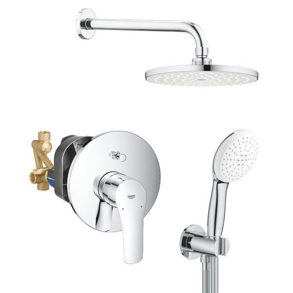 Душевая система скрытого монтажа Grohe Eurosmart (UA25183003) UA25183003 &mdash; фото в Esantehnika