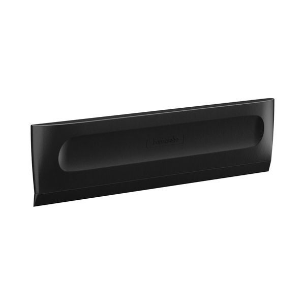 Скребок для душової кабіни 19,5 х 4,4 см Hansgrohe WallStoris, чорний матовий 27916670 27916670 &mdash; фото в Esantehnika