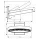 Верхний душ &Oslash; 360 мм Hansgrohe Rainfinity, 1 тип струи (цвет - хром) 26230000 26230000 &mdash; фото в Esantehnika