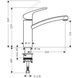 Смеситель для кухни Hansgrohe Focus 31806800 31806800 &mdash; фото в Esantehnika