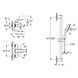 Комплект GROHE QuickFix Dice: смеситель для ванны BF101872VC, смеситель для раковины Dice M-Size 1018330000 и гигиенический душ скрытого монтажа UA202408QF, хром (SET-BF101872VC-1018330000-UA202408QF) SET-BF101872VC-1018330000-UA202408QF &mdash; фото в Esantehnika