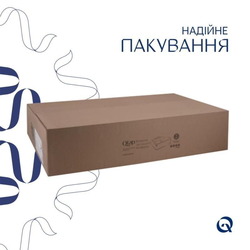 Комплект Qtap Kolibri: Раковина накладна 400x400x140 мм, White, квадратна + Донний клапан Pop-up PU02 QT10116303W48466 QT10116303W48466 &mdash; фото в Esantehnika