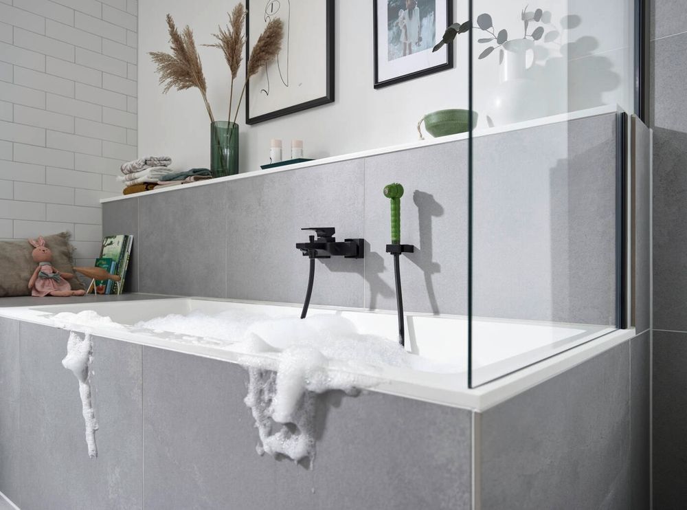 Дитячий ручний душ Hansgrohe Jocolino, 2 види струменя (колір - зелений) 28788570 28788570 &mdash; фото в Esantehnika