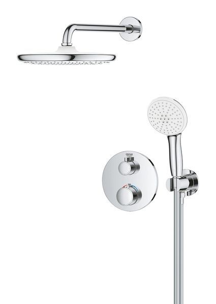 Душевая система скрытого монтажа Grohe Grohtherm из Tempesta 250 (1039960000) 1039960000 &mdash; фото в Esantehnika