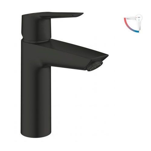 Смеситель для раковины Grohe QuickFix Start M-Size (цвет - чёрный матовый), с донным клапаном 237462432 237462432 &mdash; фото в Esantehnika