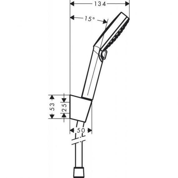 Душевая система Hansgrohe Focus/Ecosmart 72494000 72494000 &mdash; фото в Esantehnika
