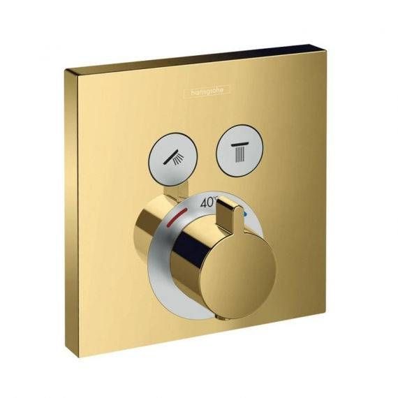 Змішувач для душу HANSGROHE Shower Select (колір - поліроване золото) 15763990 15763990 &mdash; фото в Esantehnika