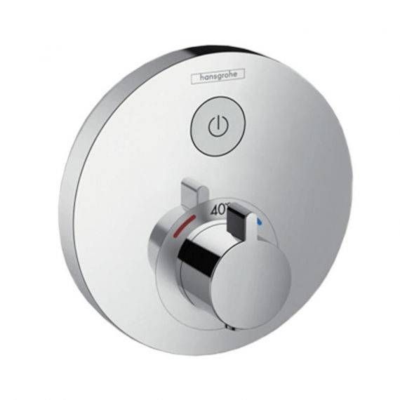 Термостат прихованого монтажу Hansgrohe ShowerSelect S, хром (15744000) 15744000 &mdash; фото в Esantehnika