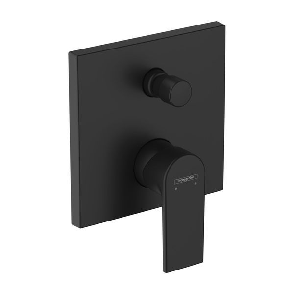 Змішувач для ванни/душу, на 2 споживача Hansgrohe Vernis Shape (колір - чорний матовий) 71468670 71468670 &mdash; фото в Esantehnika