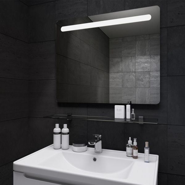 Дзеркало Sanwerk Лава Каліпс 70х65 ZL0000179 з LED підсвічуванням ZL0000179 &mdash; фото в Esantehnika