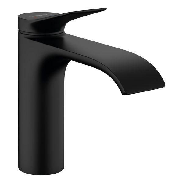 Змішувач для раковини Hansgrohe Vivenis (колір - чорний матовий), з донним клапаном 75020670 75020670 &mdash; фото в Esantehnika