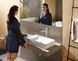 Смеситель для раковины, однорыччажный Hansgrohe Metropol (цвет - хром), с донным клапаном Push-Open 74512000 74512000 &mdash; фото в Esantehnika