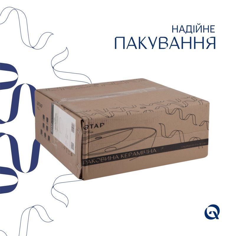 Раковина-чаша Qtap Owl 400х400х155 White QT1911K53WN QT1911K53WN &mdash; фото в Esantehnika