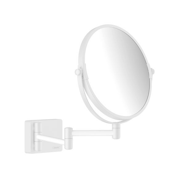 Дзеркало косметичне Hansgrohe AddStoris, білий матовий 41791700 41791700 &mdash; фото в Esantehnika