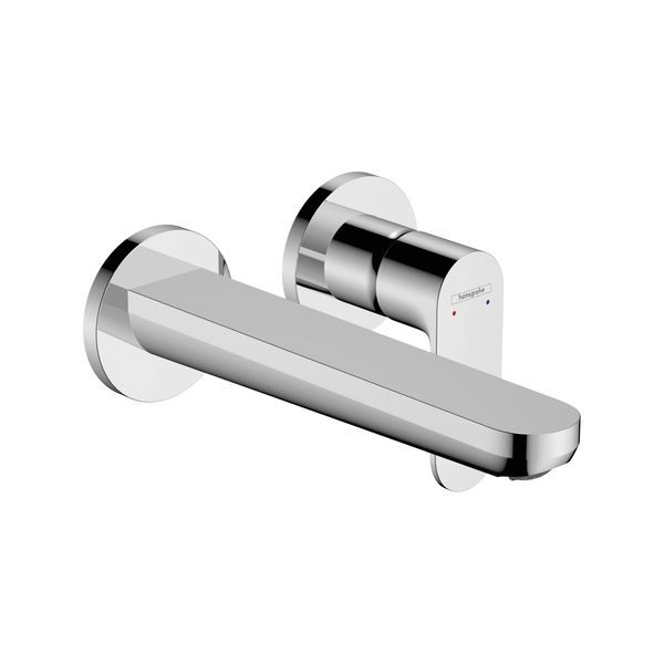 Змішувач для раковини настінний Hansgrohe Rebris S (колір - хром), вилив 200 мм 72528000 72528000 &mdash; фото в Esantehnika