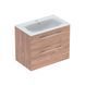 Тумба с раковиной Geberit Selnova Square slim rim 80 см, орех тёмный 501.242.00.1 501.242.00.1 &mdash; фото в Esantehnika