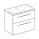 Тумба с раковиной Geberit Selnova Square slim rim 80 см, орех тёмный 501.242.00.1 501.242.00.1 &mdash; фото в Esantehnika