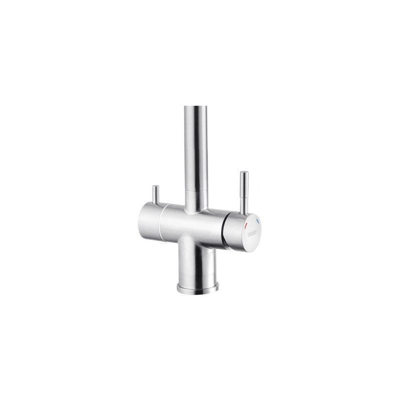 Смеситель для кухни с подключением к фильтру Kroner KRP Edelstahl Klassisch-ESG03815WHI (CV027935) CV027935 &mdash; фото в Esantehnika
